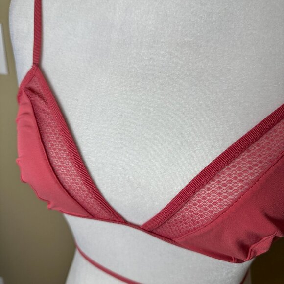 VICTORIA'S SECRET Super Strappy Back Mesh Bralette Bra Top Size Small - Picture 3 of 8